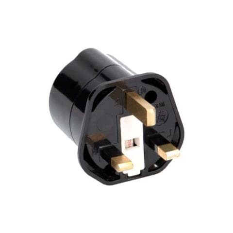 Adattatore - Spina Da Inglese A Europeo - Nero - Ex040 - Foto 1