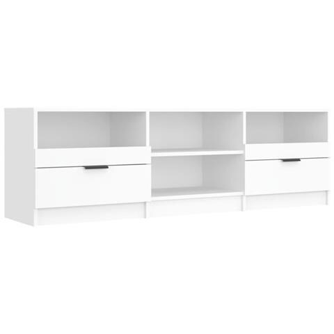 Mobile Porta Tv Bianco 150x33,5x45 Cm In Legno Multistrato - Foto 1