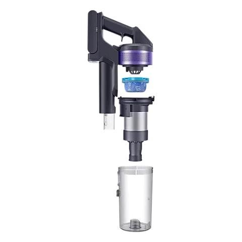 Aspirapolvere VS15A6031R4 Senza Filo Jet 60 turbo Capacita 0.8L Potenza 150W Colore Nero /Viola - Foto 12