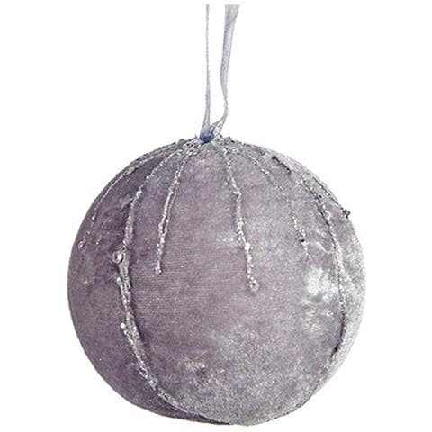 Set Di Palline Di Natale Poliestere Argentato 8 X 8 X 8 Cm (6 Unità) - Foto 3