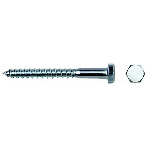Vite Din 571 50 Mm Ø 6 Mm Esagonale Zincato (250 Unità) - Foto 1