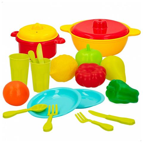 Set Di Alimenti Giocattolo Colorbaby Utensili E Accessori Per La Cucina 20 Pezzi (12 Unità) - Foto 7