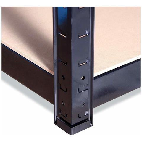 Scaffale Kit 5 Piani Ad Incastro Carico Pesante Top Design - Brixo Silver 300 - Foto 6