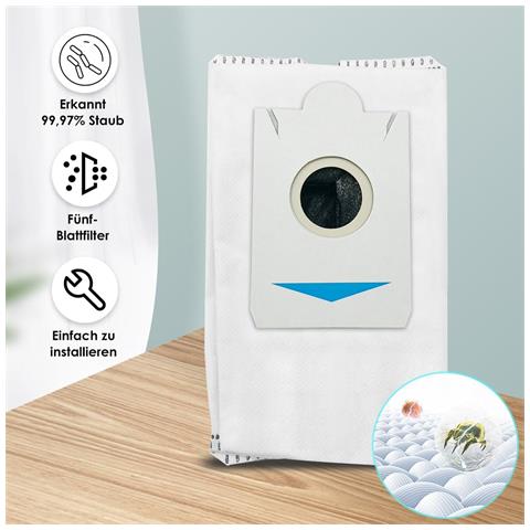 Sacchetti Per Aspirapolvere Per Ecovacs Deebot X2 Omni Confezione Da 6 - Foto 2