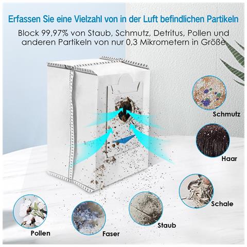 Sacchetti Per Aspirapolvere Per Ecovacs Deebot X2 Omni Confezione Da 6 - Foto 7