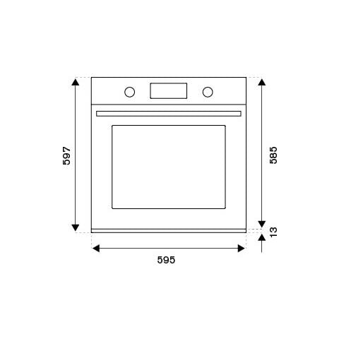 Forno Elettrico da Incasso F6011PROVTN Capacità 76 L Multifunzione Ventilato Cottura a Vapore Colore Nero - Foto 5