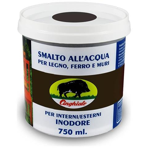 Smalto All'acqua Marrone 0,75 Lt - Foto 1