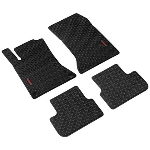 , Set Tappeti Su Misura In Eco Gomma - Compatibile Per Mercedes Cla 4p (02/13>04/19) - Mercedes Cla Shooting Brake (03/13>07/19) - Mercedes Classe A 5p (10/12>05/18) - Mercedes Classe B (10/11>01/19) - Mercedes Gla (03/14>03/20) - Foto 1