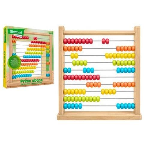 Prime Attività 42399 Sir Wood Pallottoliere In Legno Primo Abaco - Foto 1
