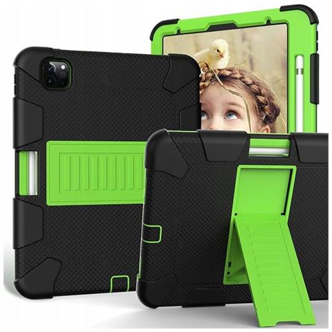 Custodia Protettiva Verde Per Ipad Air 4 2020 E Pro 11 Con Supporto Integrato - Foto 1