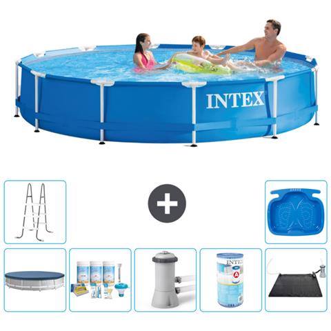 Piscina Fuori Terra - In Giro - 366x76 Cm - Blu - Include Accessori Coordinati A1559 - Foto 1