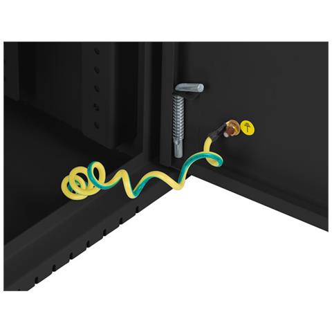 Lanberg WAF1-5203-04-00B, Da parete, 4U, 60 kg, Lucchetti, Griglie, 9,3 kg - Foto 2