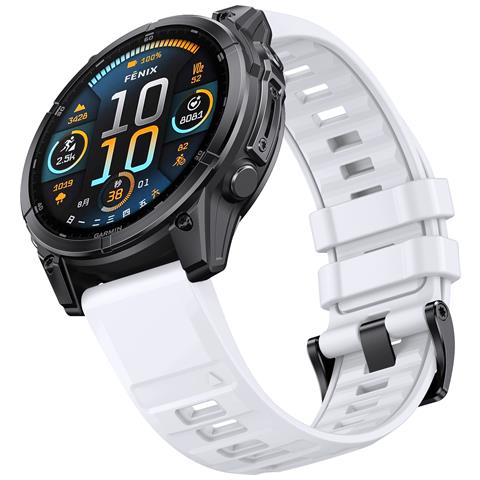 Cinturino A Sgancio Rapido Garmin Fenix 8 White 51mm - Foto 6