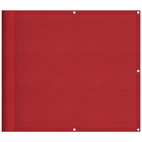 Paravento da Balcone Rosso 90x800 cm 100% Poliestere Oxford - Foto 1