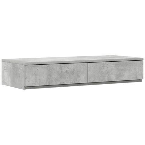 Cassetti per letto  grigio cemento 90x36,5x16,5 cm in legno ingegnerizzato - Foto 1
