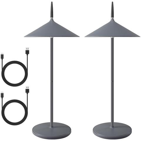 Lampada Da Tavolo A Led Dimmerabile, Moderna Lampada Da Tavolo Per Esterni Da Giardino - Foto 1