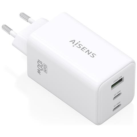 ASCH-100W3P051-W Caricabatterie per dispositivi mobili Universale Bianco AC Ricarica rapida Interno - Foto 1
