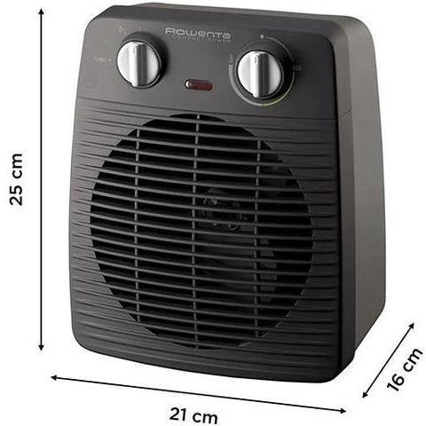 Stufetta elettrica COMPACT POWER 35MQ 2000W 2 velocità SO2211F0 - Foto 2