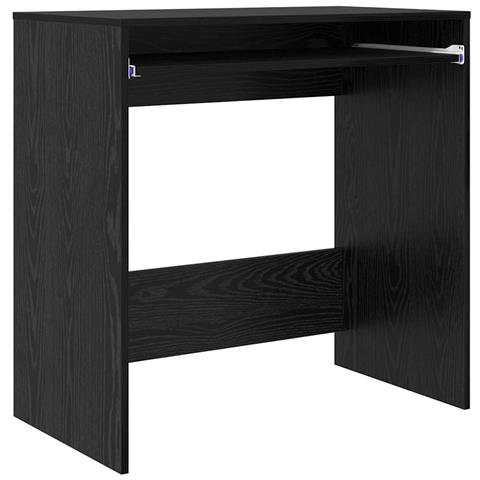 Scrivania Rovere nero 77,5 x 43 x 79 cm Legno multistrato - Foto 1