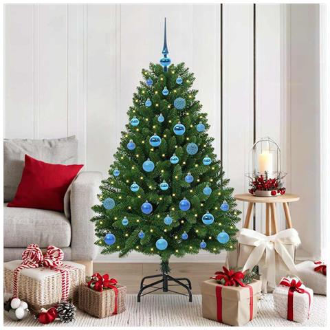 Albero di Natale artificiale Verde 150 cm PVC e Metallo - Foto 2