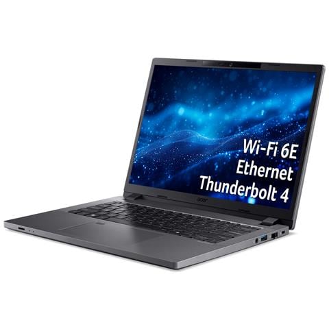 TravelMate P2 TMP214-55-G2-TCO-589A Intel® Core™ i5 i5-1335U Computer portatile 35,6 cm (14") WUXGA 8 GB DDR5-SDRAM 256 GB SSD Wi-Fi 6E (802.11ax) Windows 11 Pro Grigio - Foto 2