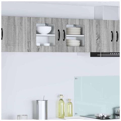 Pensile cucina Grigio Sonoma 40 x 31 x 40 cm Legno multistrato - Foto 2