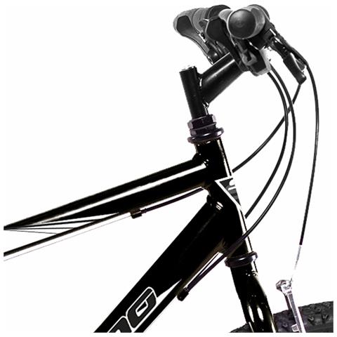 Mtb 27.5'' - Mountain Bike Da Uomo, Ruote 27.5'', Cambio 21 Velocità, Telaio Acciaio, Con Accessori - Colore Nero - Foto 2