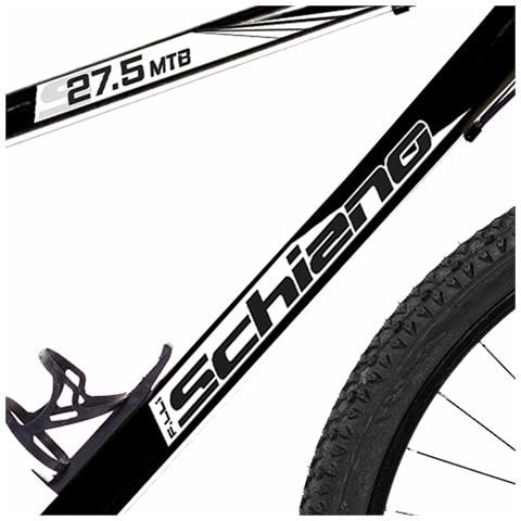 Mtb 27.5'' - Mountain Bike Da Uomo, Ruote 27.5'', Cambio 21 Velocità, Telaio Acciaio, Con Accessori - Colore Nero - Foto 4