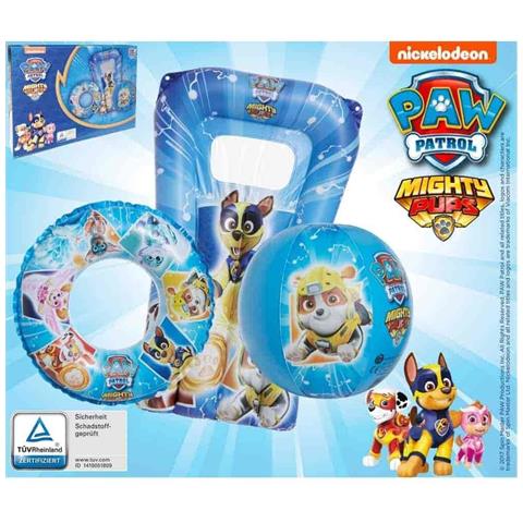 Set Giochi Spiaggia 3 Pezzi Palla Salvagente Materassino - Foto 2