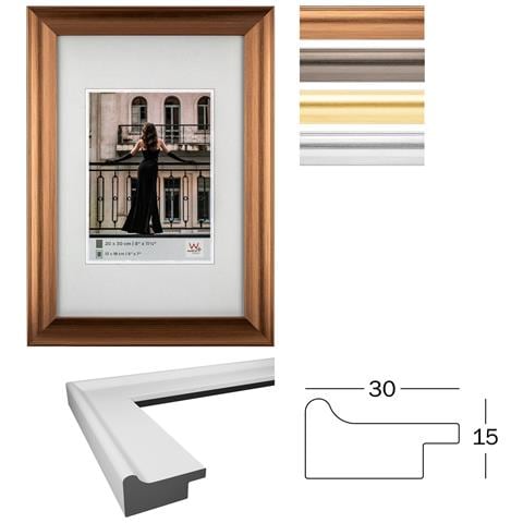 Venice Cornice Di Design 30x40 Cm Argento - Foto 2