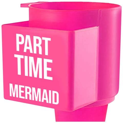 Portabicchieri Da Spiaggia Per Bevande E Telefono Con Scomparto Frontale, Rosa - Foto 2