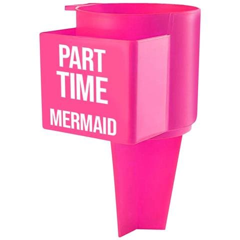 Portabicchieri Da Spiaggia Per Bevande E Telefono Con Scomparto Frontale, Rosa - Foto 1