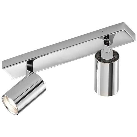 Lampada da soffitto per bagno Gavin, cromata - Foto 2
