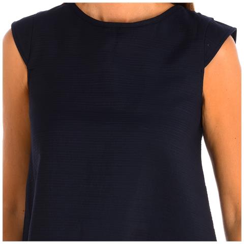 Abito Corto Con Maniche Svasate E Scollo Tondo 9064 Da Donna - Foto 3