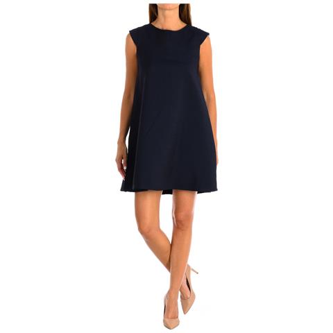 Abito Corto Con Maniche Svasate E Scollo Tondo 9064 Da Donna - Foto 1