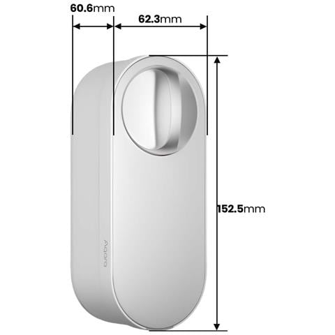 Serratura Intelligente U200 Lite Sblocco Bluetooth / Nfc / Controllo Vocale, Bianco - Foto 5