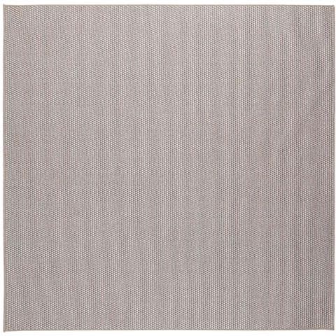 Tappeti per area HUARTE Crema e Taupe 120 x 120 cm Poliestere - Foto 1