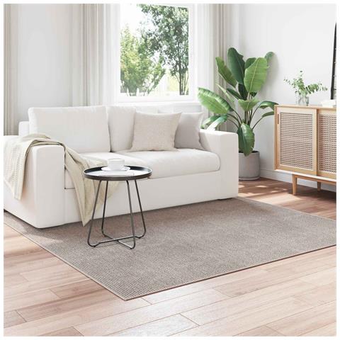 Tappeti per area HUARTE Crema e Taupe 120 x 120 cm Poliestere - Foto 2