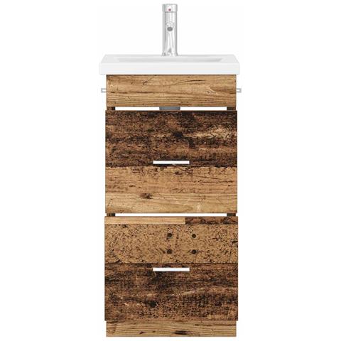 Mobile da bagno con lavabo Legno antico 42 x 40 x 84,5 cm - Foto 2