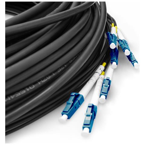 Cavo breakout universale in fibra ottica dotato di terminali, Multimode OS2, 8 fibre, LC /UPC - LC /UPC - Foto 5