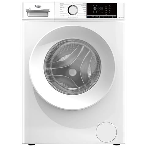 b100 BMX7126DW 7kg classe A bianco, inverter 1200 giri, display XL, oblò bianco, funzione vapore - Foto 1