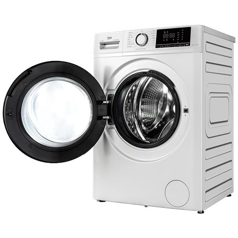b100 BMX7126DW 7kg classe A bianco, inverter 1200 giri, display XL, oblò bianco, funzione vapore - Foto 6