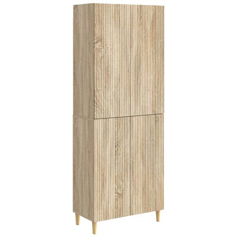 Set di armadi 2 pcs 66 x 34,5 x 90 cm Legno ingegnerizzato - Foto 1