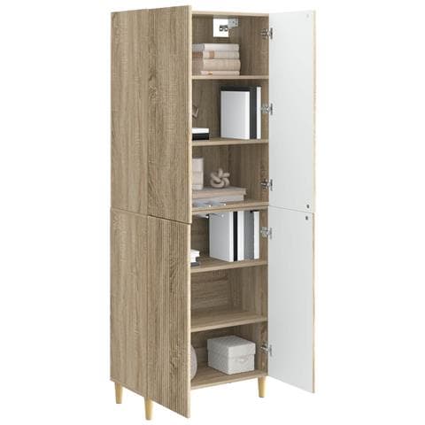 Set di armadi 2 pcs 66 x 34,5 x 90 cm Legno ingegnerizzato - Foto 2