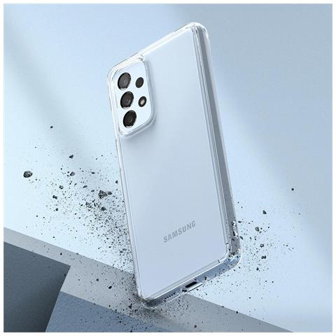 Custodia Ringke Fusion Con Cornice In Gel Per Samsung Galaxy A73 Trasparente - Foto 2
