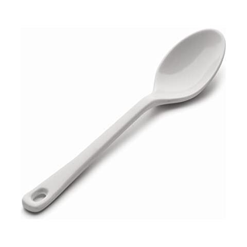 63600 - Cucchiaio classico in melamina liscia, 17 cm, bianco - Foto 1