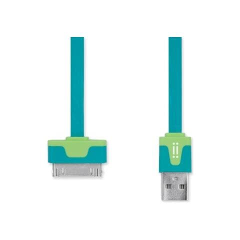 Sync flat cable for iPod iPhone - Green / Light green - Foto 2