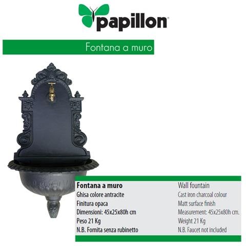 Fontana a Parete in Ghisa cm 45 x 25 x H 80. - Foto 1