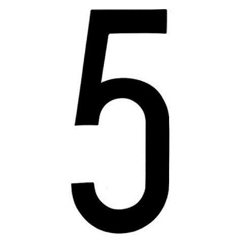 Numero5ades. T-6 8x3,5 Cm Nero - Foto 1