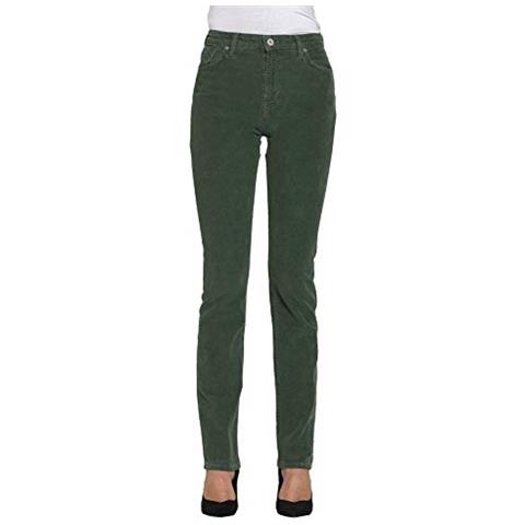 CARRERA JEANS - Carrera Pantalone In Velluto Stretch Mod. 753. Vita Alta  Gamba Regolare. Donna Verde M - ePRICE